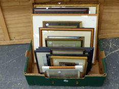 A GROUP OF FURNISHINGS PICTURES INCLUDING WATERCOLOURS, PHOTOGRAPHS ETC, SIZES VARY