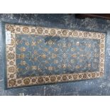 TWO MACHINE MADE ORIENTAL DESIGN RUGS, 178 x 120cm AND 150 x 79cm (2)