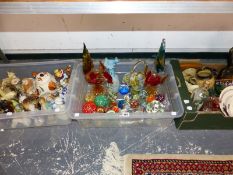 METAL WARES, GLASS PAPERWEIGHTS, BIRD AND OTHER FIGURES, DIE CAST TOYS AND GENERAL CERAMICS