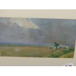 A.P WINTERINGHAM (19th/20th CENTURY) FOUR PENCIL SIGNED ETCHINGS OF MARINE VIEWS. TOGETHER WITH A