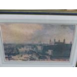 TWO COLOUR PRINTS OF VINTAGE LONDON VIEWS 37.5 x 60cms