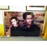 KEVIN WESTENBERG, COLOUR PHOTOGRAPHIC PRINT IN PERSPEX, MASSIVE ATTACK. 172 x 116cms