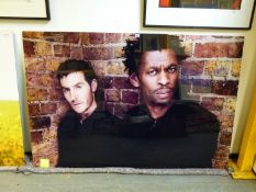 KEVIN WESTENBERG, COLOUR PHOTOGRAPHIC PRINT IN PERSPEX, MASSIVE ATTACK. 172 x 116cms