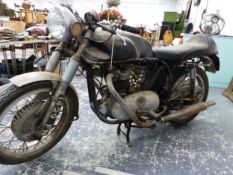 TRITON MOTORCYCLE ( NORTON/TRIUMPH) ONE OWNER SINCE THE 1970'S BARN FIND C/W V5