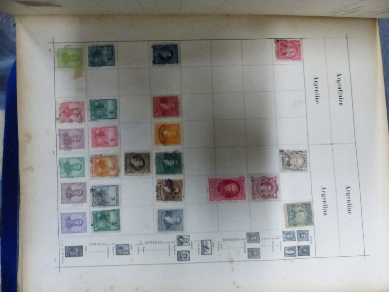 FOUR ALBUMS OF MID 19th TO MID 20th C. WORLD POSTAGE STAMPS - Image 29 of 34