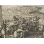 A GROUP OF ANTIQUE PRINTS INCLUDING SOME AFTER THE OLD MASTERS SUBJECTS, SIZES VARY