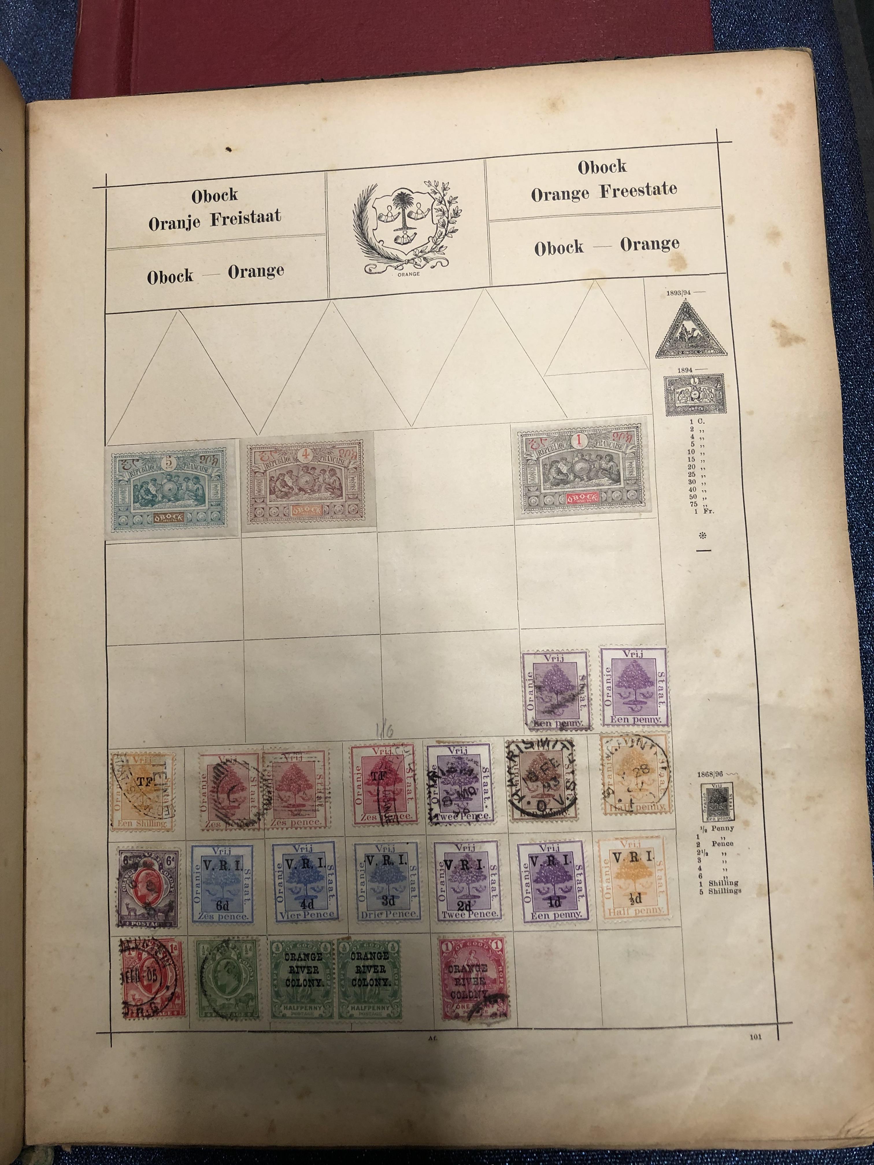 FOUR ALBUMS OF MID 19th TO MID 20th C. WORLD POSTAGE STAMPS - Image 7 of 34