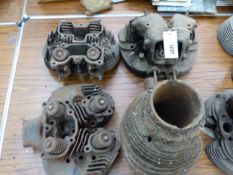 NORTON ES2 CYLINDER AND HEAD AND VARIOUS OTHER CYLINDERS ETC