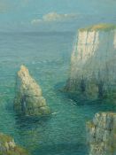 A.P. WINTERINGHAM (19th/20th CENTURY ) TWO COASTAL VIEWS, BOTH INITIALLED, ONE OIL ON CANVAS THE OTH