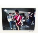 •DEAN CHALKLEY. ARR. THE ARCTIC MONKEYS. SIGNED LIMITED EDITION COLOUR PHOTOGRAPHIC PRINT, 2/25.