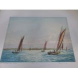 A GROUP OF ANTIQUE AND LATER PRINTS OF MARINE SUBJECTS. BY VARIOUS HANDS, SOME PENCIL SIGNED,