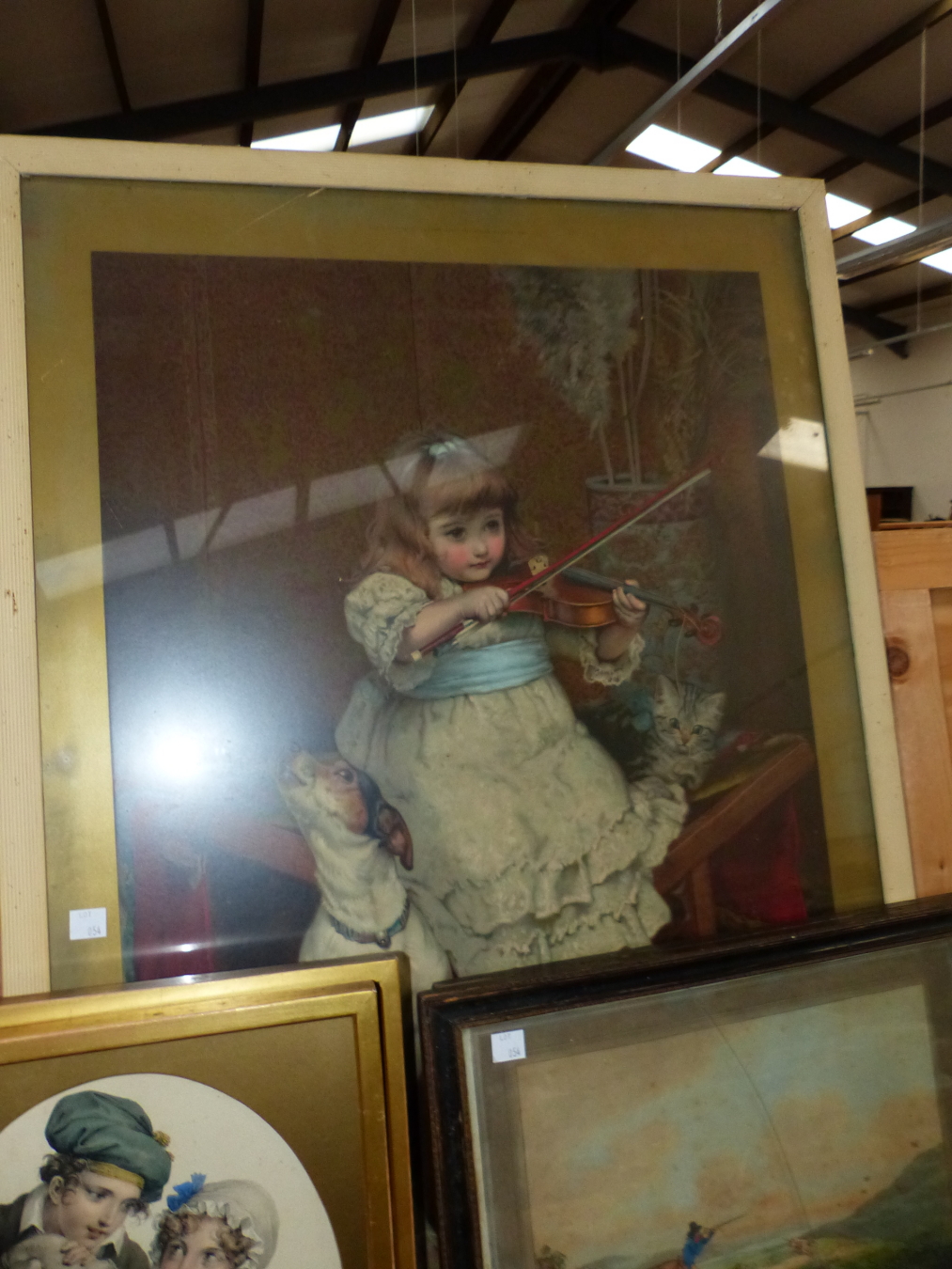 A LIMITED EDITION COLOUR SHOOTING PRINT BY HENRY WILKINSON, TOGETHER WITH A PAIR OF ANTIQUE SHOOTING - Image 7 of 8