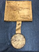 A GEORGE III (1769) TWO PAGE VELLUM DOCUMENT AND SEAL RELATING TO A RECOVERY OF LAND IN