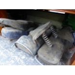 VARIOUS VINTAGE MOTORCYCLE SEATS