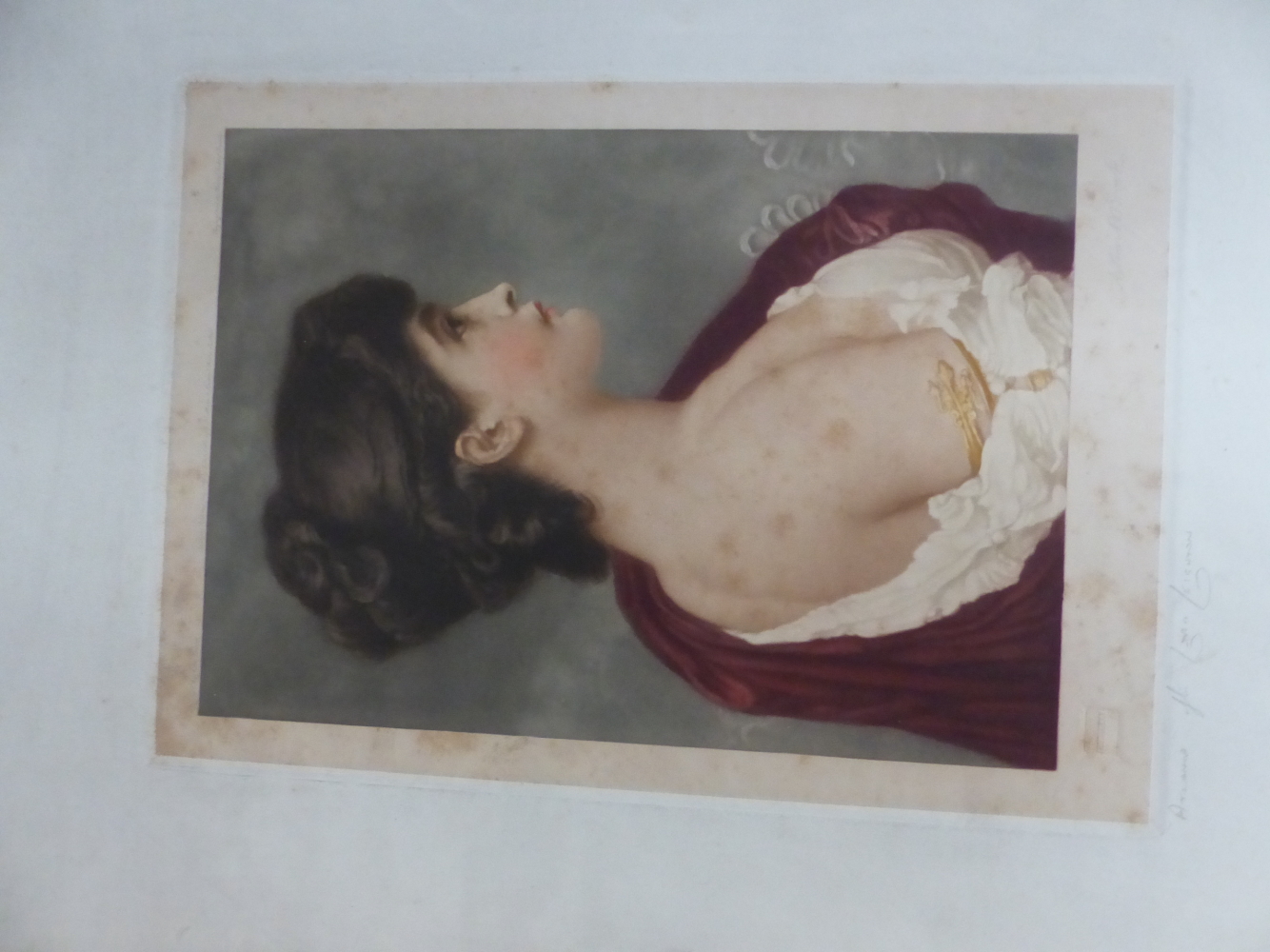 A COLLECTION OF VINTAGE AND LATER COLOUR PRINTS OF DECORATIVE 18th AND 19th CENTURY PORTRAITS, - Image 5 of 9