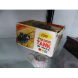 A CAP FIRING TANK BY MARX TOYS BOXED