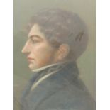 APPLETON? (19th CENTURY ENGLISH SCHOOL) PORTRAIT OF GEORGE THOMAS FORES 1808-1858. SIGNED AND