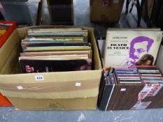 A LARGE COLLECTION OF RECORD ALBUMS AND CD'S PRINCIPALLY CLASSICAL.