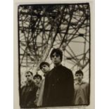 •STEVE DOUBLE. ARR. OASIS, JODRELL BANK, FEB 1997, SIGNED LIMITED EDITION BLACK AND WHITE