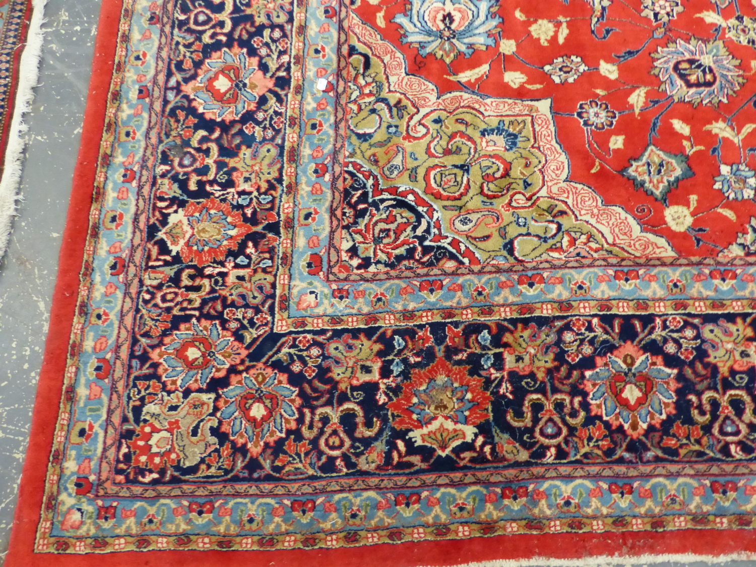 A PERSIAN KASHAN CARPET, 433 x 319cms - Image 4 of 12