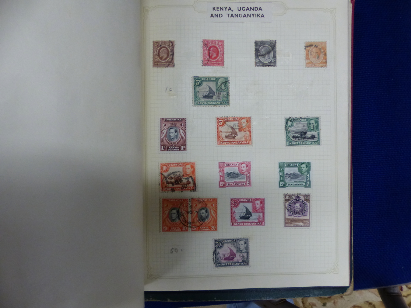 FOUR ALBUMS OF MID 19th TO MID 20th C. WORLD POSTAGE STAMPS - Image 27 of 34