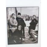 •KEVIN WESTENBERG. ARR. STONE ROSES, SIGNED LIMITED EDITION BLACK AND WHITE PHOTOGRAPHIC PRINT, 6/