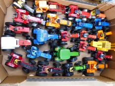 A QUANTITY OF BRITIANS-ERTL AND OTHER FARMING TOY VEHICLES