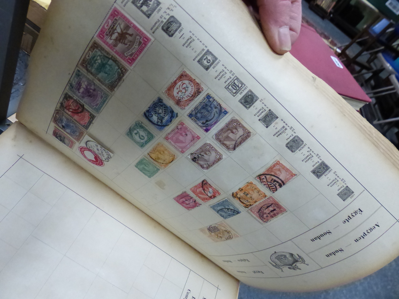 FOUR ALBUMS OF MID 19th TO MID 20th C. WORLD POSTAGE STAMPS - Image 30 of 34