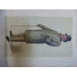 A LARGE COLLECTION OF VINTAGE VANITY FAIR PORTRAIT PRINTS MANY BY SPY, UNMOUNTED AND UNFRAMED.