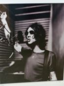 •KEVIN WESTENBERG. ARR. RICHARD ASHCROFT, SIGNED LIMITED EDITION BLACK AND WHITE PHOTOGRAPHIC PRINT,