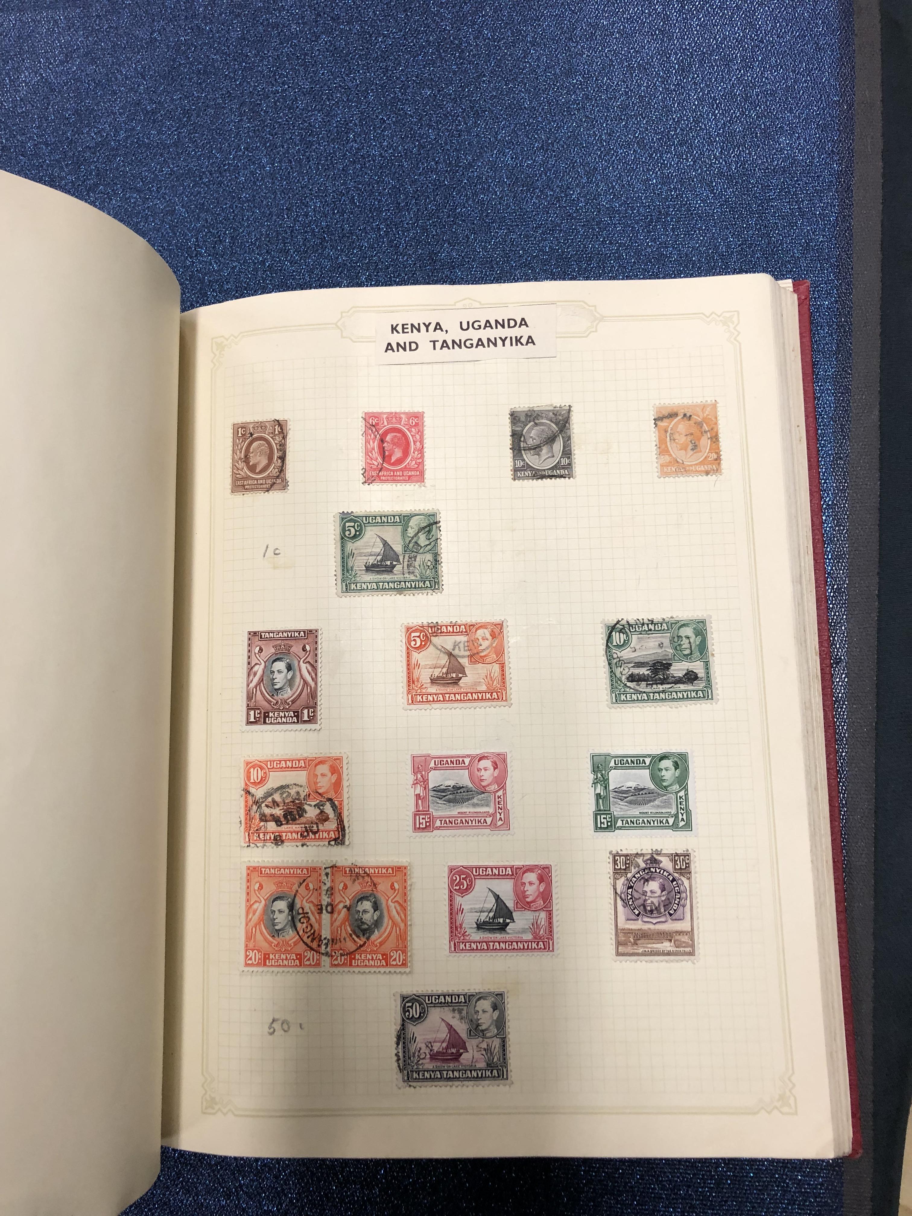 FOUR ALBUMS OF MID 19th TO MID 20th C. WORLD POSTAGE STAMPS - Image 14 of 34