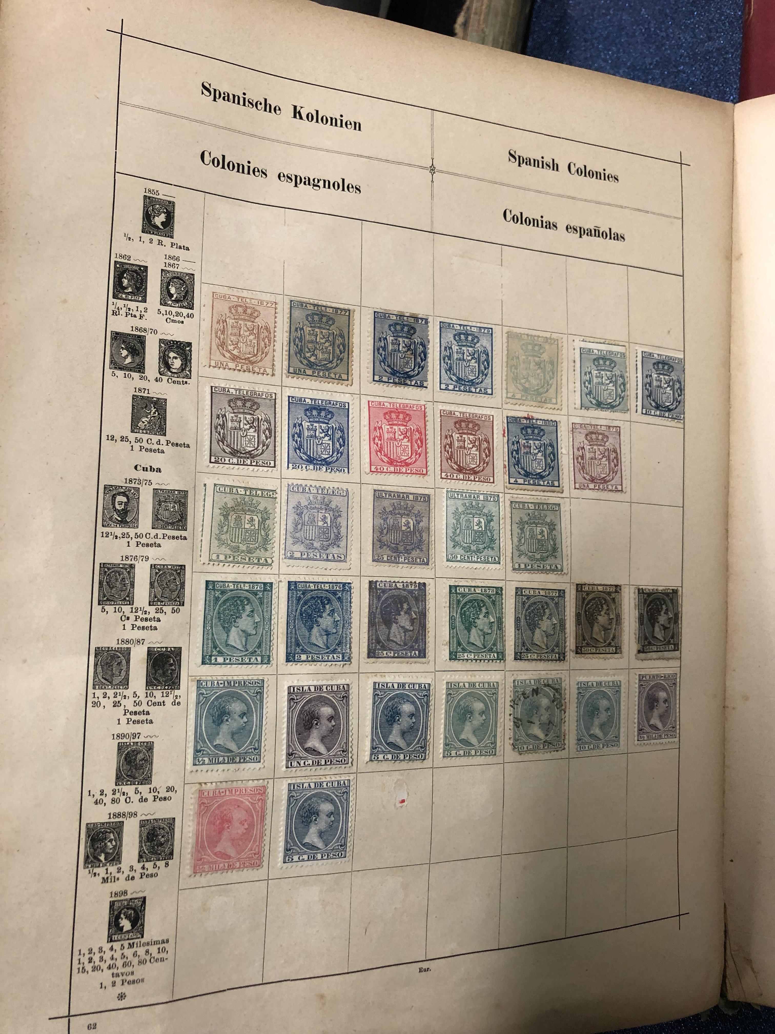 FOUR ALBUMS OF MID 19th TO MID 20th C. WORLD POSTAGE STAMPS - Image 9 of 34