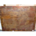 AN INTERESTING ORIGINAL COPPER PRINTING PLATE FOR THE OXFORD AND CAMBRIDGE BOAT RACE. 53.5 x 67cms