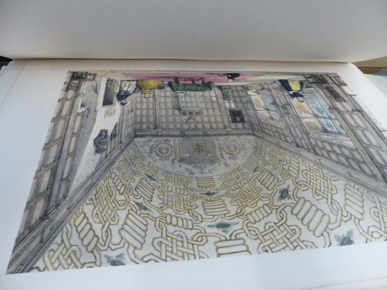 AFTER JOSEPH NASH. A LARGE COLLECTION OF ANTIQUE HAND COLOURED PRINTS FROM THE MANSIONS OF ENGLAND - Image 4 of 7