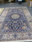 A PERSIAN NAIN CARPET, 346 x 248cms