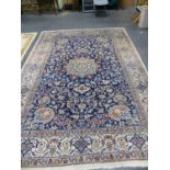 A PERSIAN NAIN CARPET, 346 x 248cms