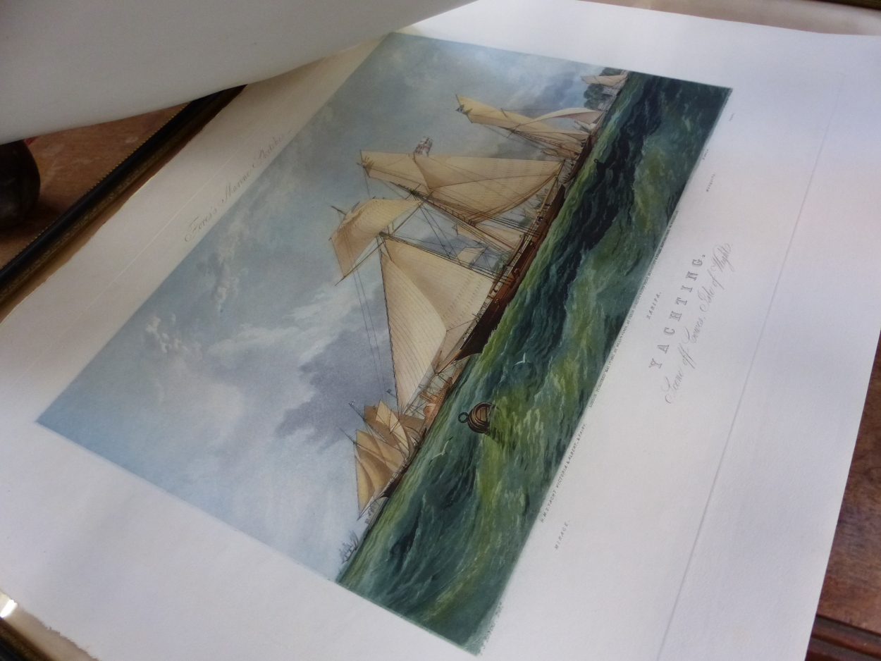 A GROUP OF ANTIQUE AND LATER PRINTS OF MARINE SUBJECTS. BY VARIOUS HANDS, SOME PENCIL SIGNED, - Image 9 of 10