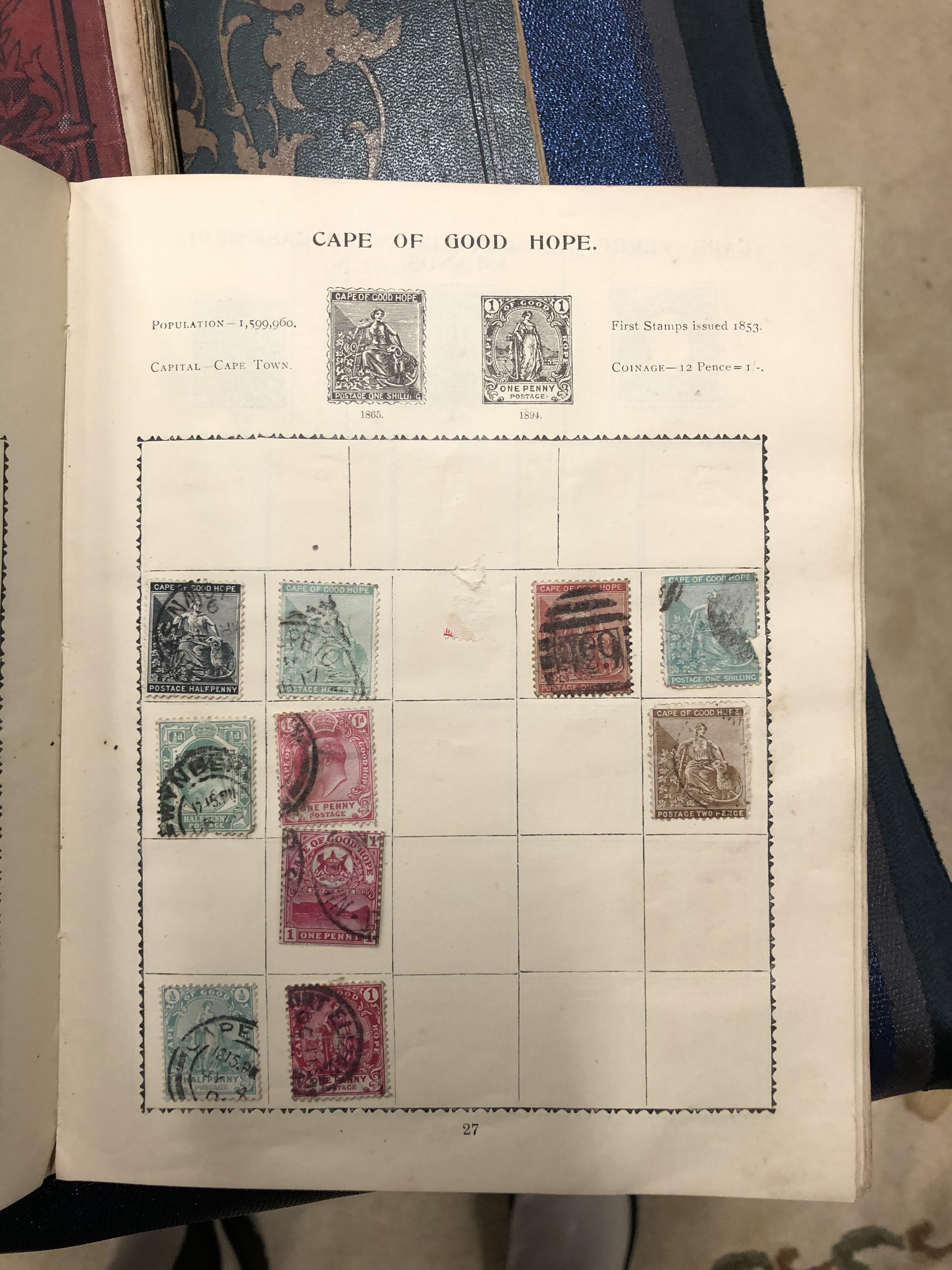 FOUR ALBUMS OF MID 19th TO MID 20th C. WORLD POSTAGE STAMPS - Image 3 of 34