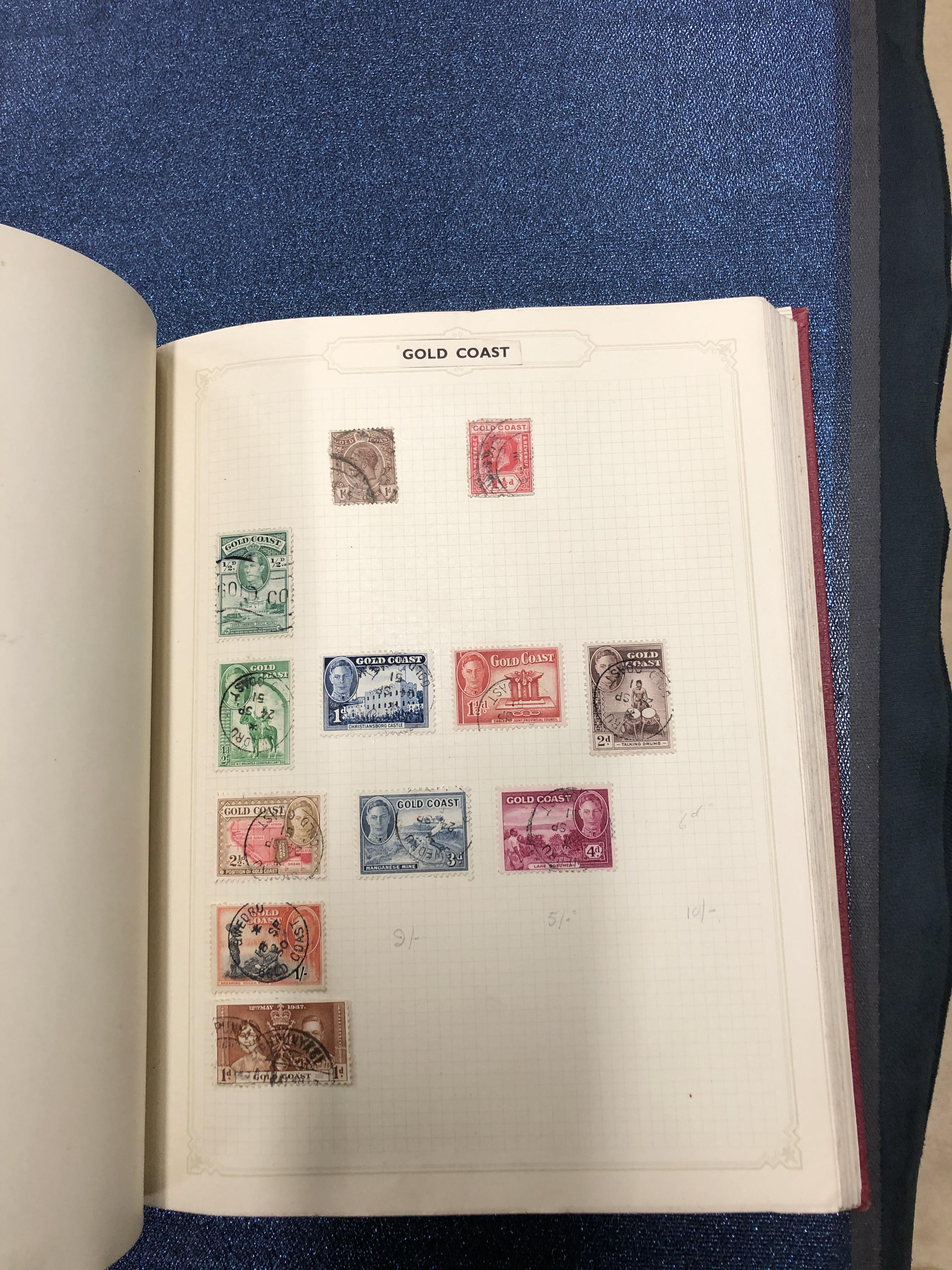 FOUR ALBUMS OF MID 19th TO MID 20th C. WORLD POSTAGE STAMPS - Image 17 of 34