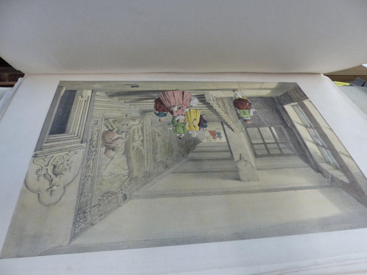 AFTER JOSEPH NASH. A LARGE COLLECTION OF ANTIQUE HAND COLOURED PRINTS FROM THE MANSIONS OF ENGLAND - Image 3 of 7