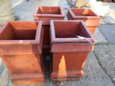 FOUR SQUARE CHIMNEY POTS HEIGHT 530mm