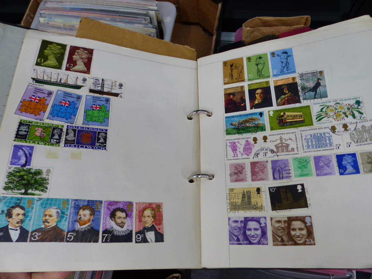 FIVE ALBUMS OF STAMPS. - Image 2 of 2