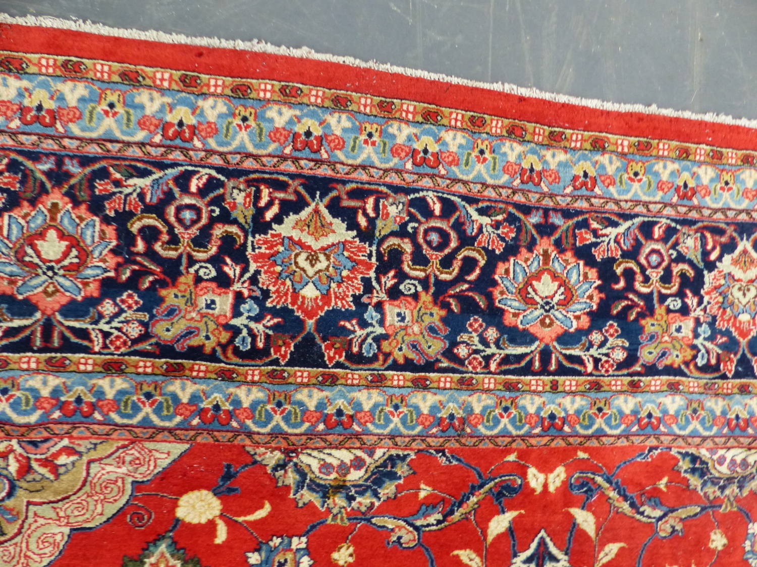 A PERSIAN KASHAN CARPET, 433 x 319cms - Image 9 of 12