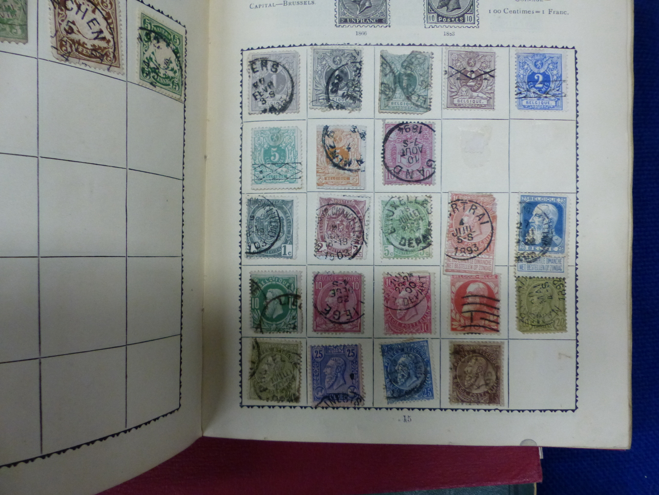 FOUR ALBUMS OF MID 19th TO MID 20th C. WORLD POSTAGE STAMPS - Image 21 of 34