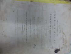 BOOKS - CARYS NEW AND CORRECT ENGLISH ATLAS BEING A NEW SET OF COUNTY MAPS, 1787