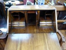 A GOOD QUALITY 18th CENTURY STYLE WALNUT BUREAU.