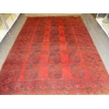 AN AFGHAN BOKHARA CARPET, 295 x 203cms