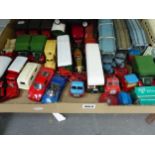 A QUANTITY OF VINTAGE DIE CAST VEHICLES.