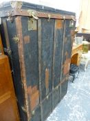 A VERY LARGE WARDROBE TRUNK H.B BREVETES.