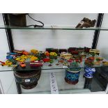 A COLLECTION OF DIE CAST TOYS BY DINKY, CORGI AND LLEDO AND OTHERS